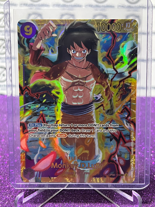 2024 ONE PIECE MONKEY.D.LUFFY # OP09-119 SEC EMPERORS IN THE NEW WORLD FOIL ENGLISH CARD