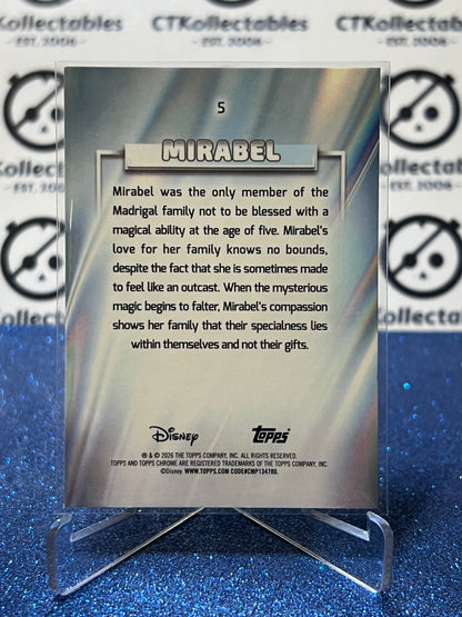 2026 DISNEY TOPPS CHROME MIRABEL # 5  MIRABEL MADRIGAL FOIL CARD