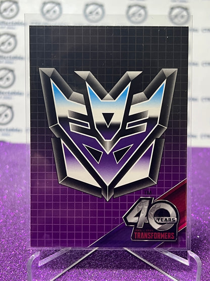 2024 TRANSFORMERS 40th ANNIVERSARY CHECKLIST # 110 NON-FOIL TRADING CARD