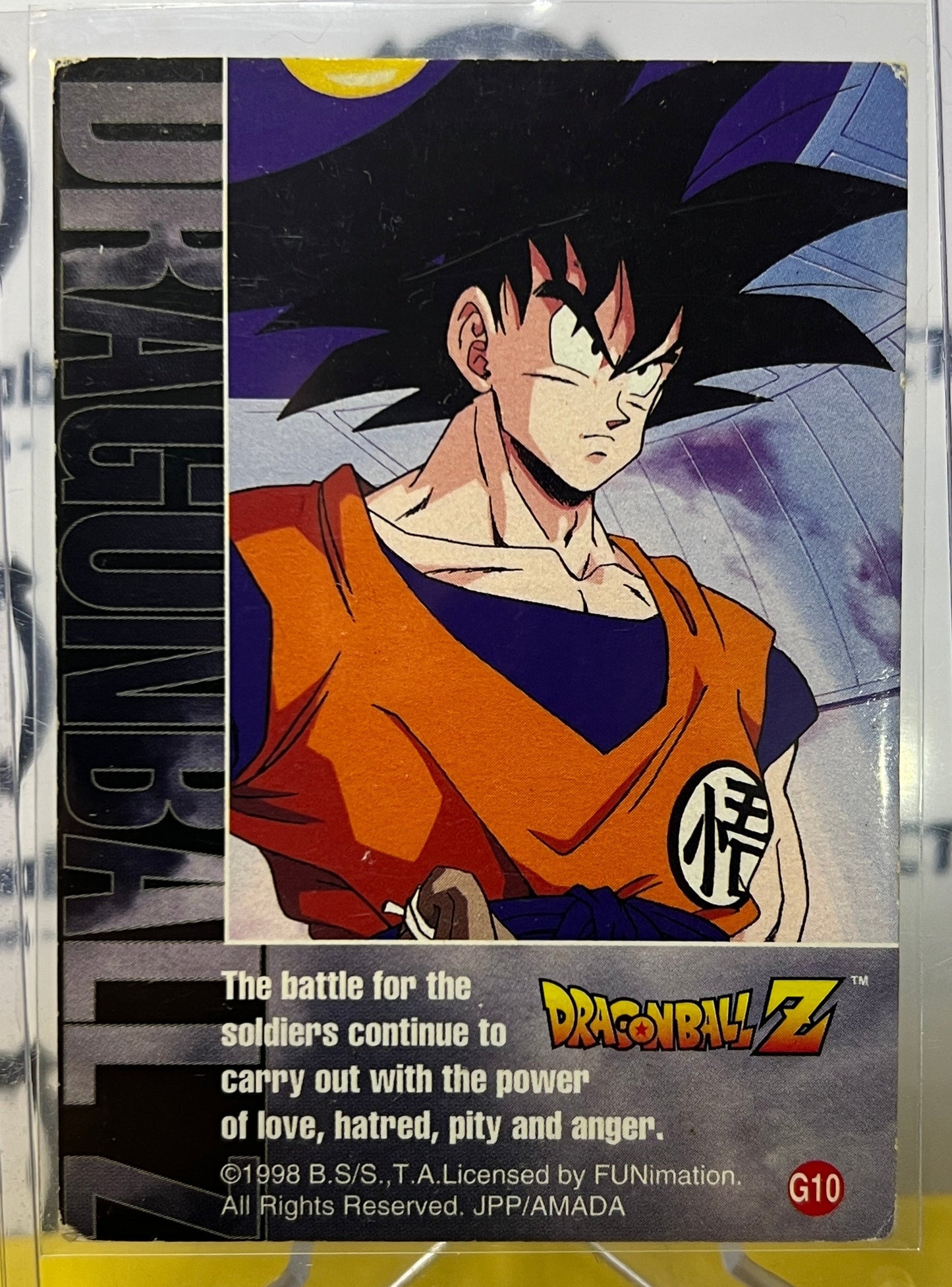 1998 DBZ PORUNGA  # G5 SILVER PRIZM DRAGON BALL Z CARD