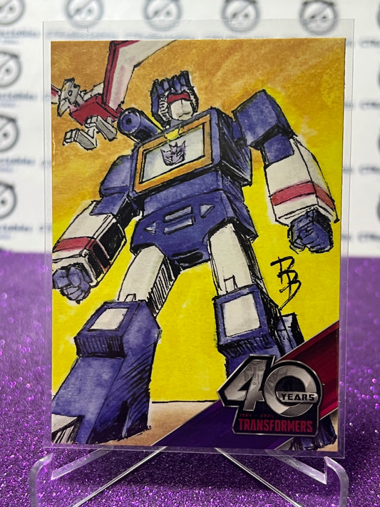 2024 TRANSFORMERS 40th ANNIVERSARY SOUNDWAVE # CC5 SPECIAL CHASE CREATORS TRADING CARD