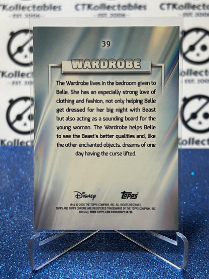 2026 DISNEY TOPPS CHROME WARDROBE # 39 BEAUTY & THE BEAST FOIL CARD