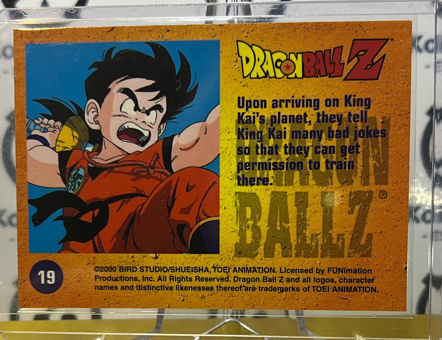 2000 DBZ  # 19 FOIL DRAGON BALL Z CARD