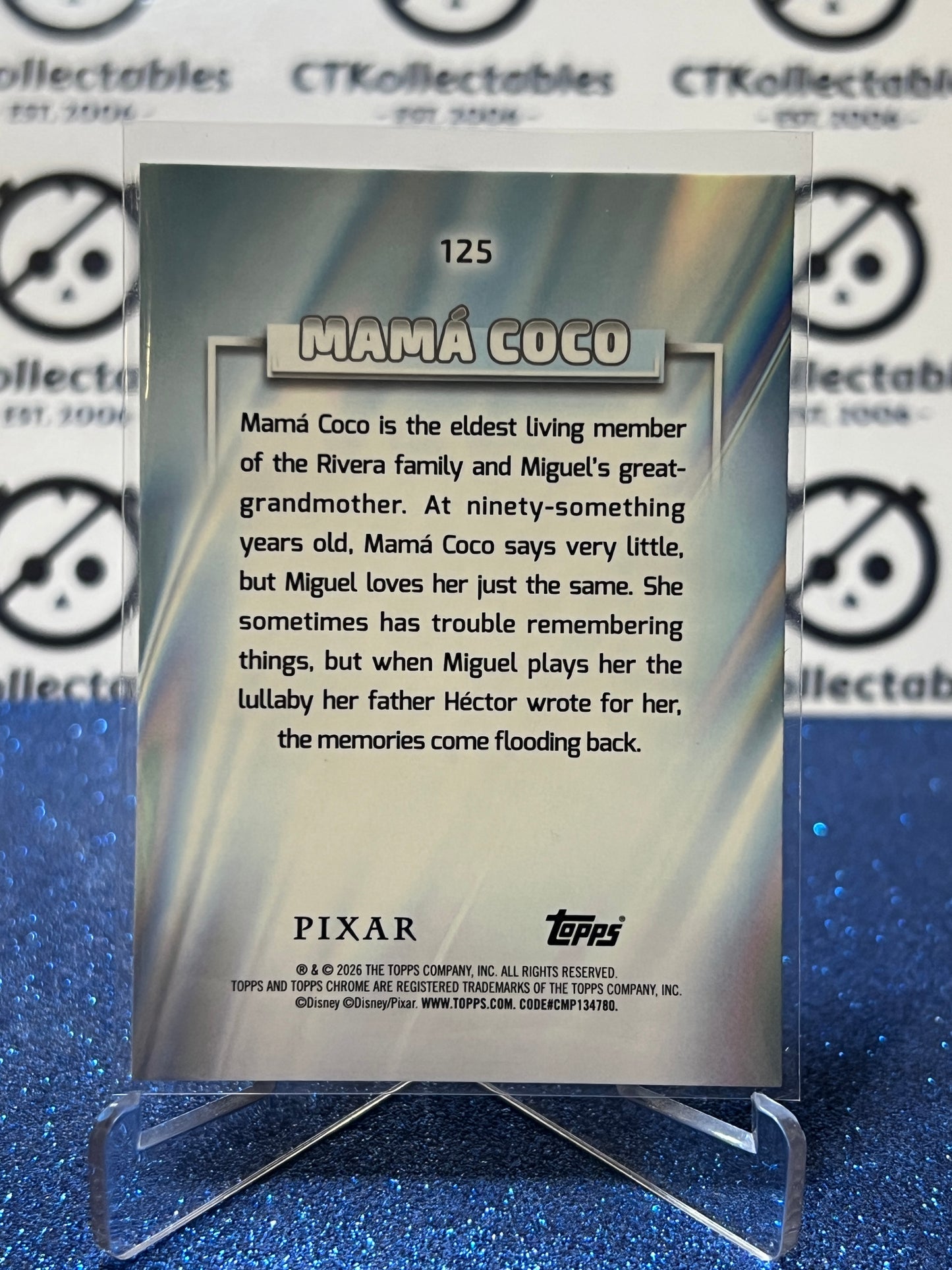2026 DISNEY TOPPS CHROME MAMA COCO # 125 COCO FOIL CARD