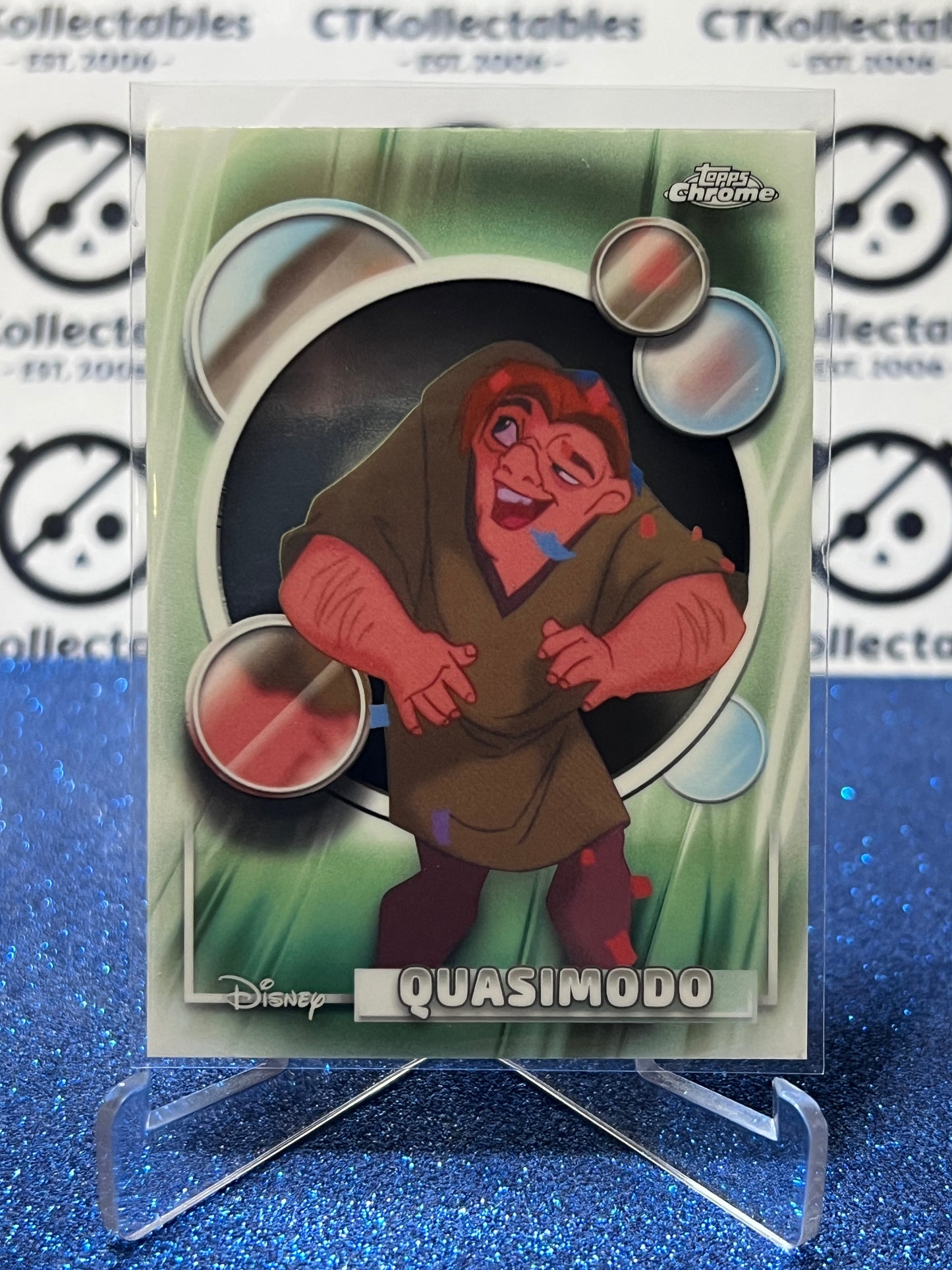 2026 DISNEY TOPPS CHROME QUASIMODO # 30 THE HUNCHBACK OF NOTRE DAME FOIL CARD
