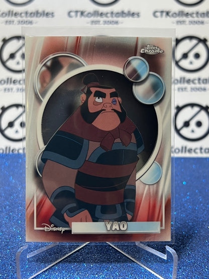 2026 DISNEY TOPPS CHROME YAO # 130 MULAN FOIL CARD
