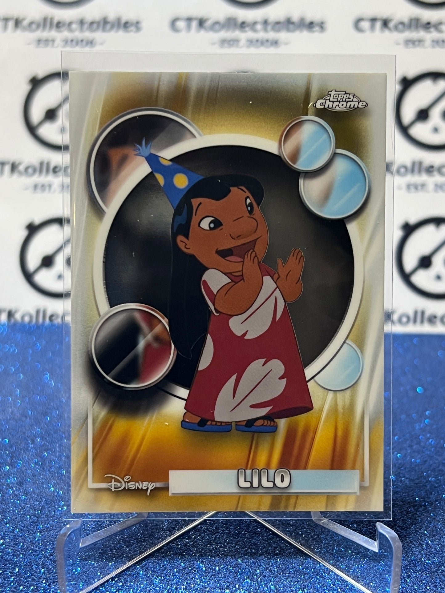 2026 DISNEY TOPPS CHROME LILO # 149 LILO & STITCH FOIL CARD