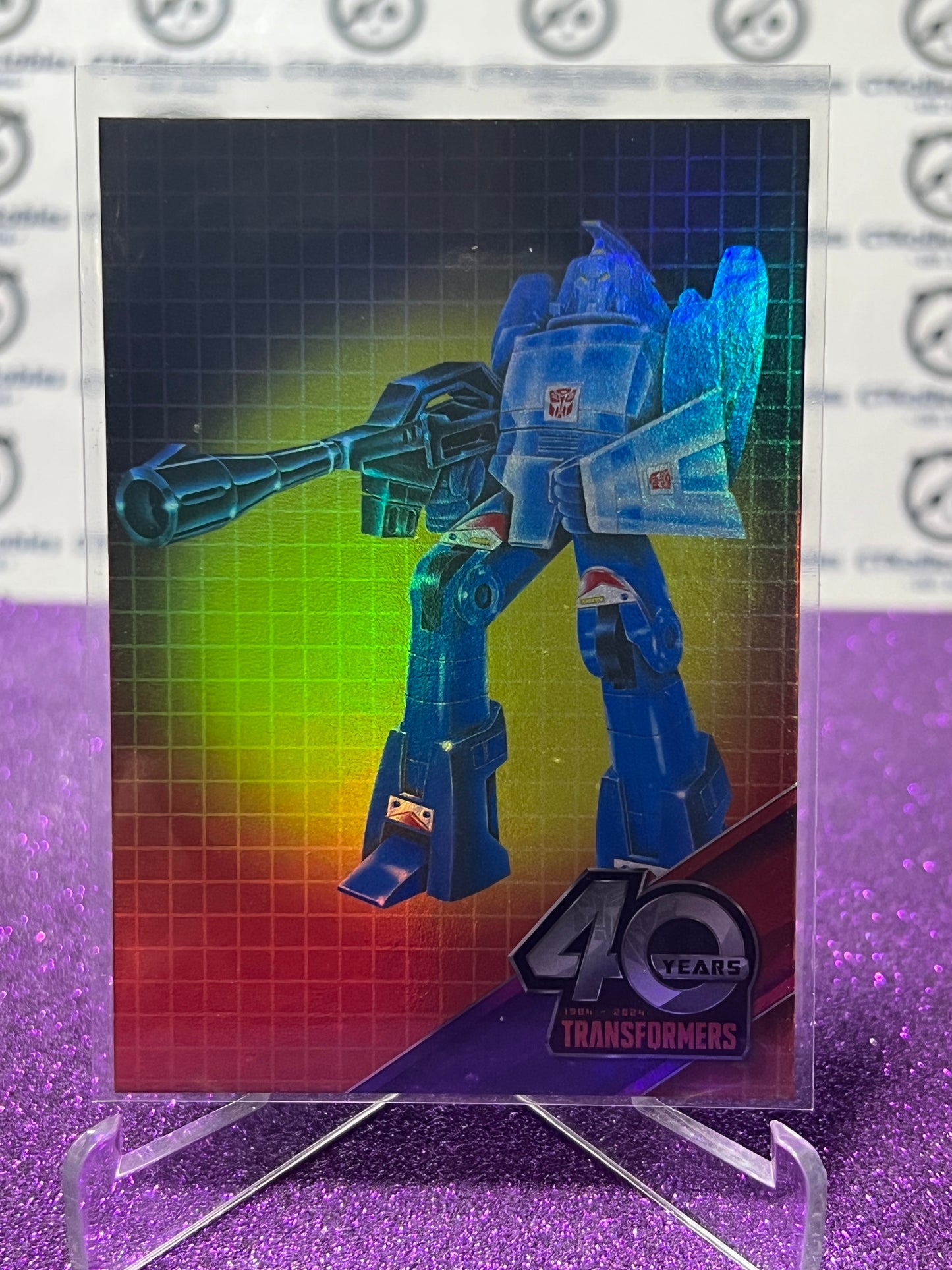 2024 TRANSFORMERS 40th ANNIVERSARY BLURR # 03 FOIL PARALLEL TRADING CARD