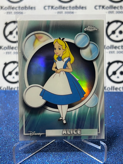 2026 DISNEY TOPPS CHROME ALICE # 75 ALICE IN WONDERLAND FOIL CARD