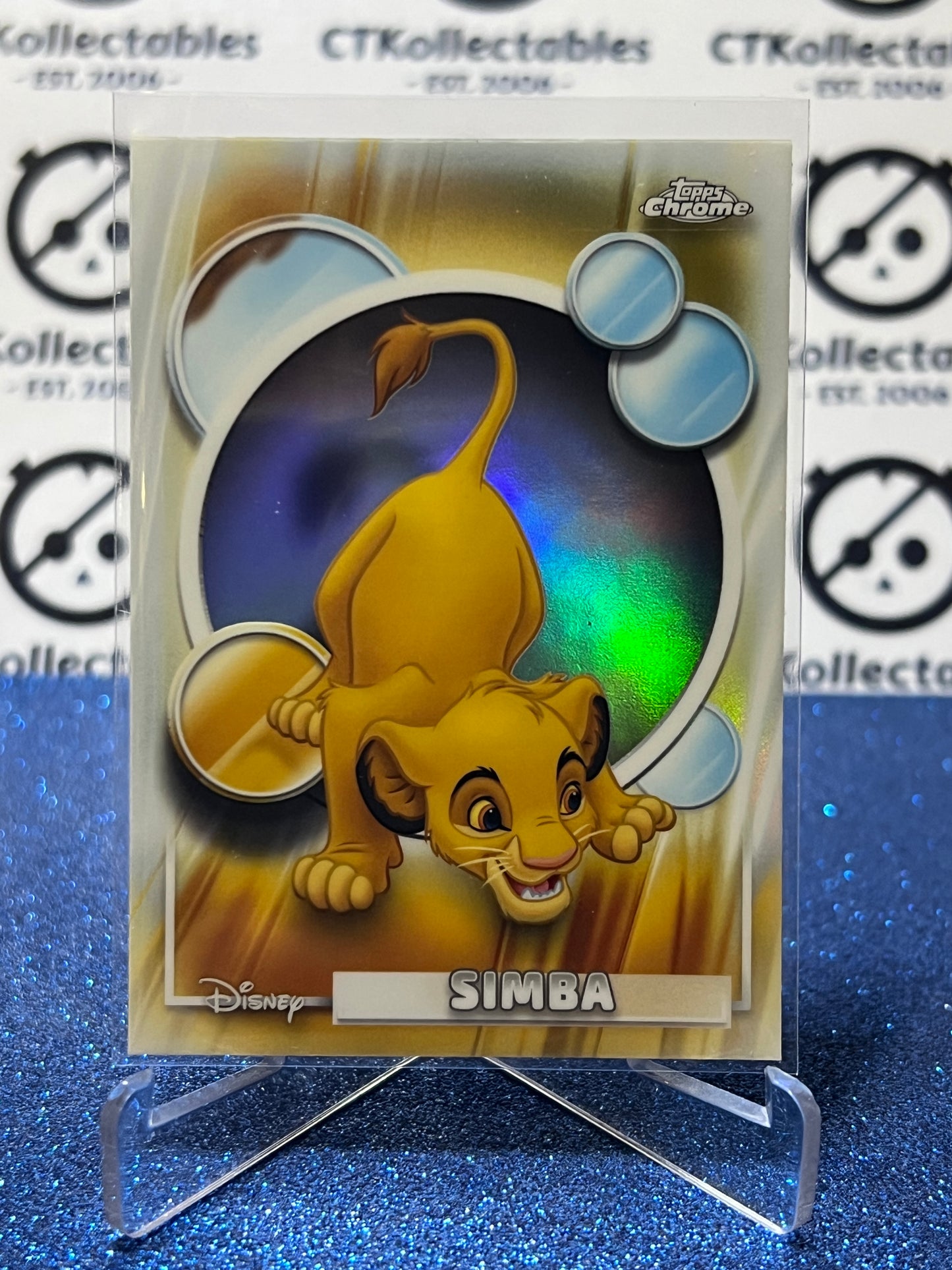 2026 DISNEY TOPPS CHROME SIMBA # 162 LION KING FOIL CARD