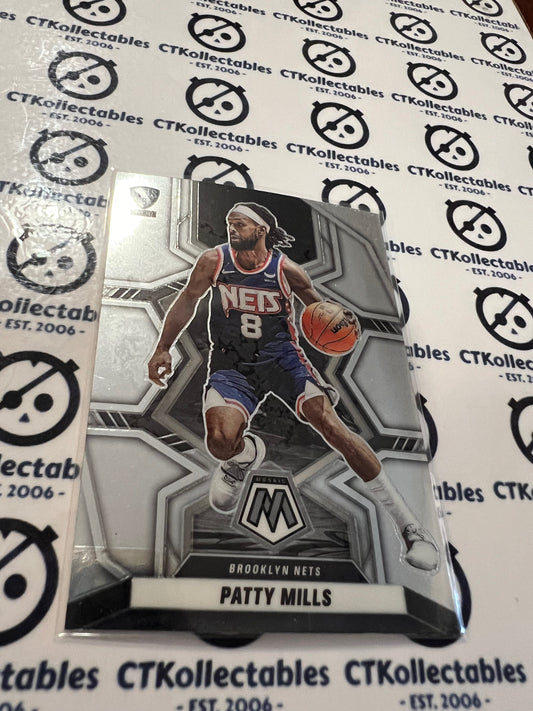 2021-22 NBA Mosaic Base #20 Patty Mills Brooklyn Nets