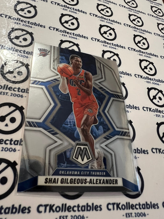 2021-22 NBA Mosaic Base #41 Shai Gilgeous-Alexander OKC