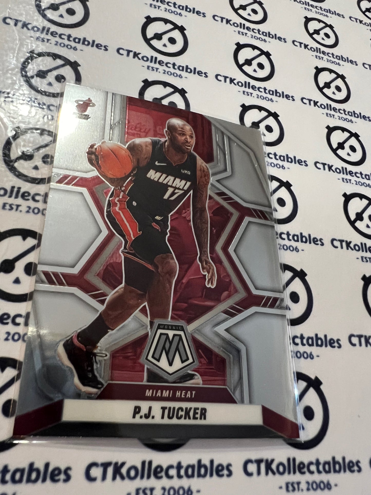 2021-22 NBA Mosaic Base #44 P.J Tucker Miami Heat