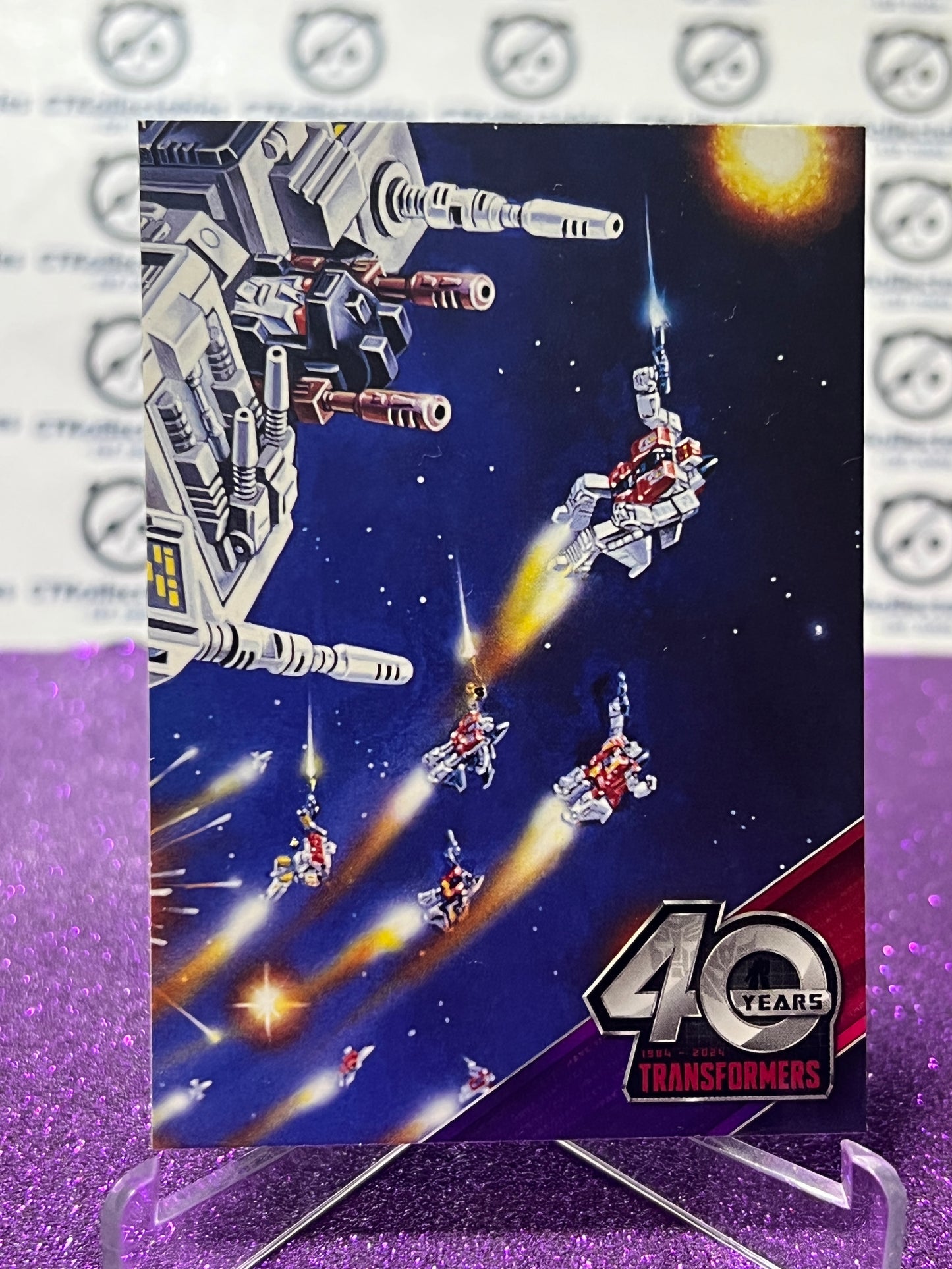 2024 TRANSFORMERS 40th ANNIVERSARY CONNECTING CARD SET D # 108 NON-FOIL PUZZLE TRADING CARD