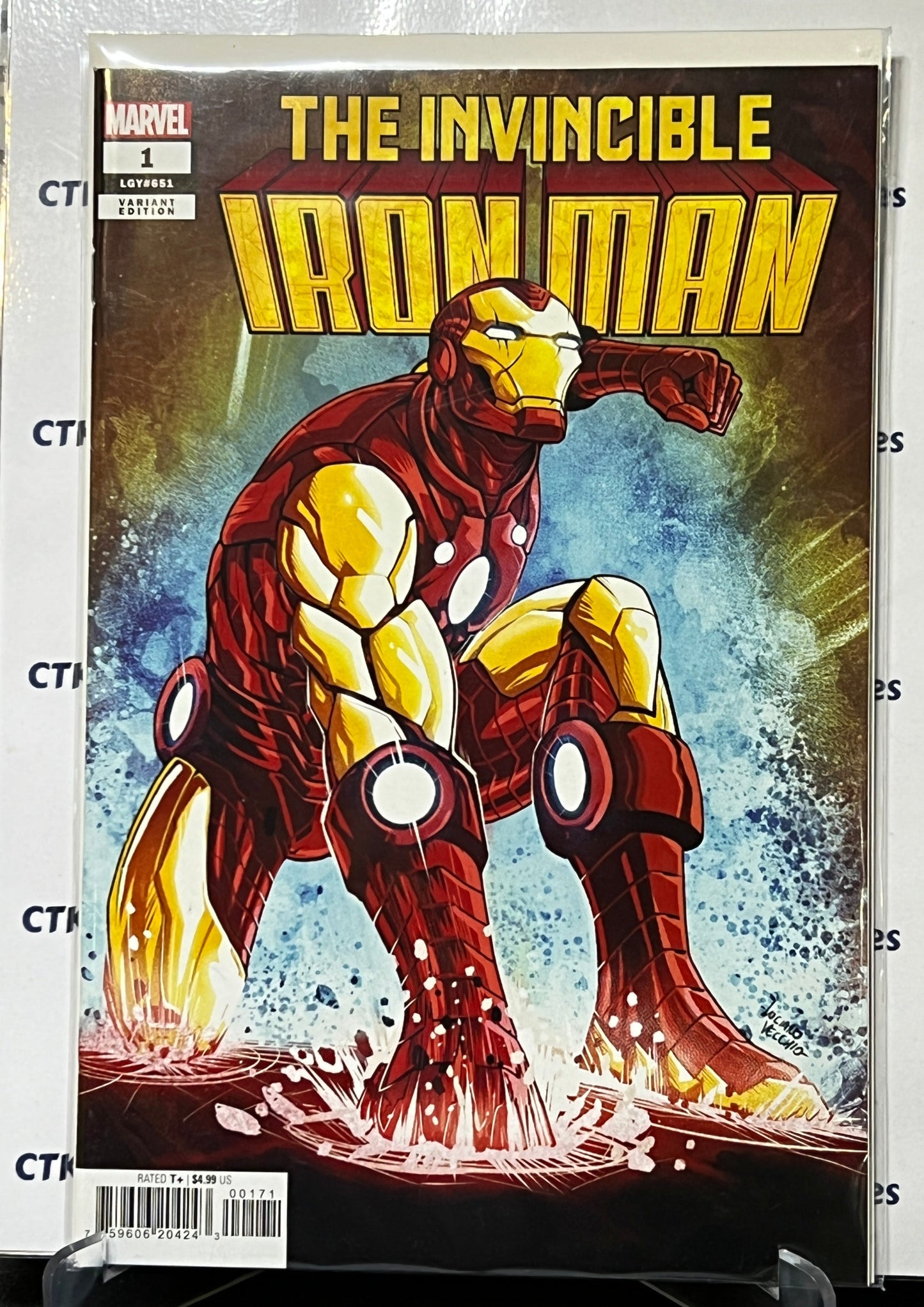 THE INVINCIBLE IRON MAN # 1 VARIANT COVER NM MARVEL 2023