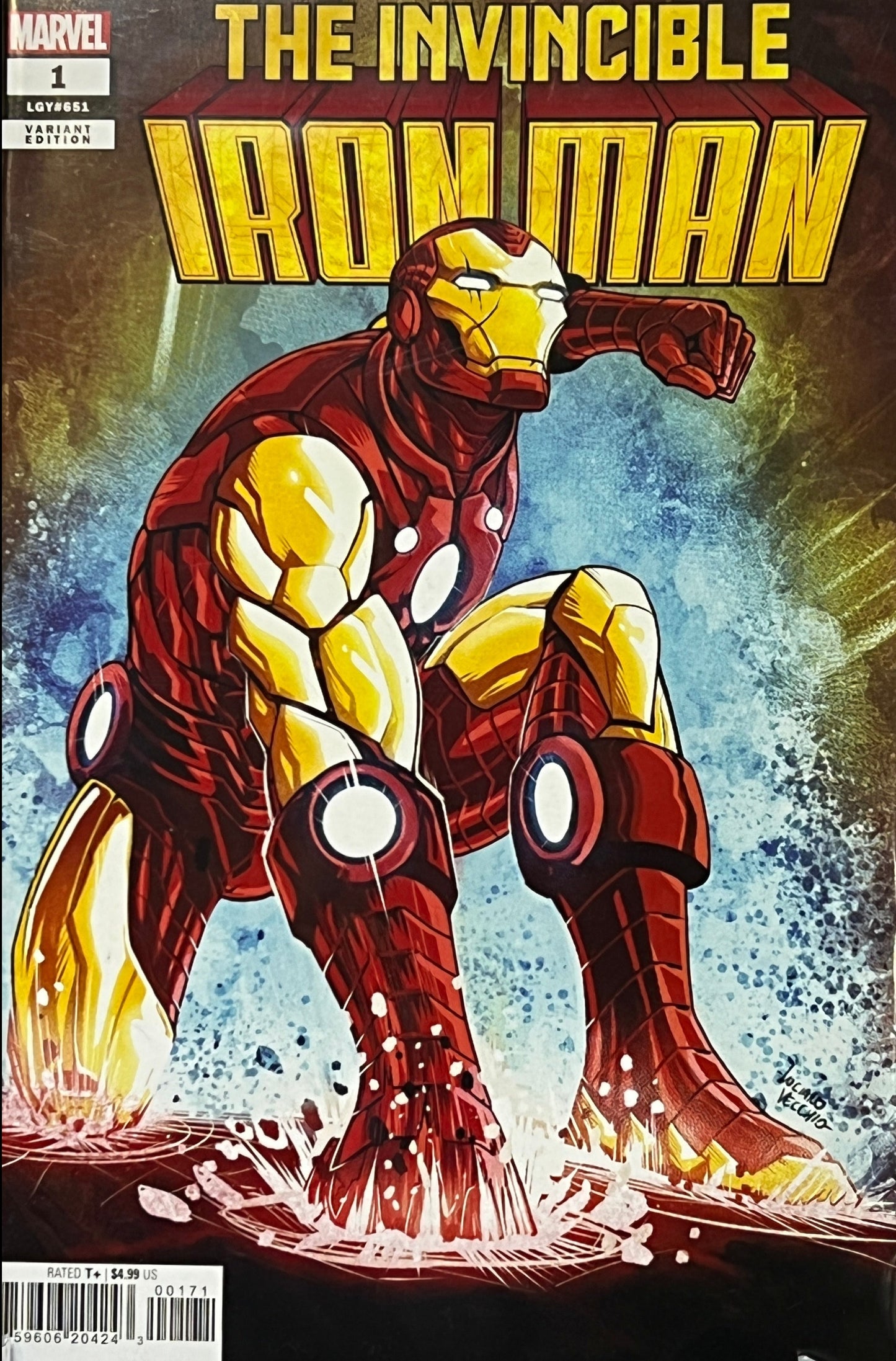 THE INVINCIBLE IRON MAN # 1 VARIANT COVER NM MARVEL 2023