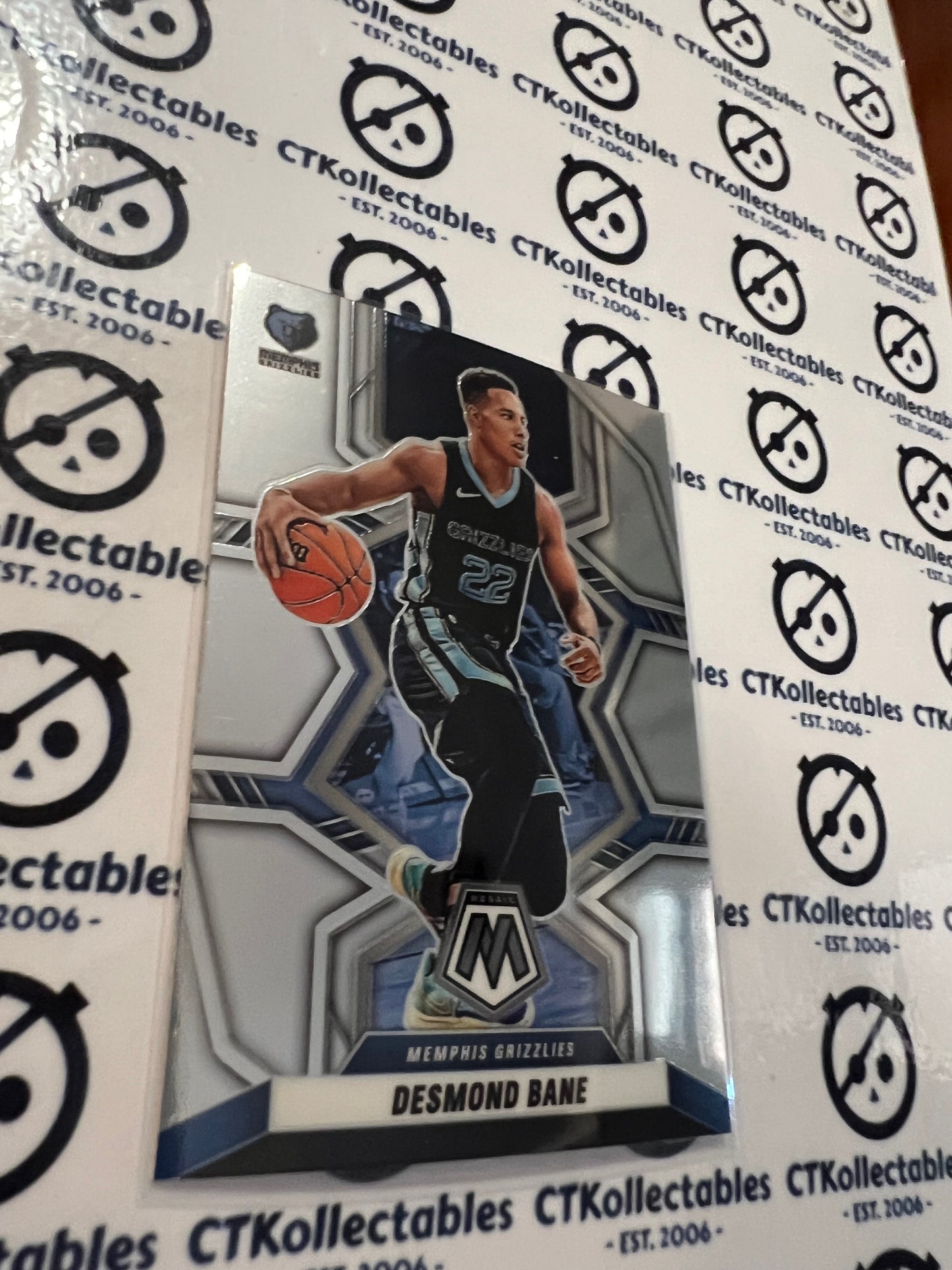 2021-22 NBA Mosaic Base #127 Desmond Bane Grizzlies