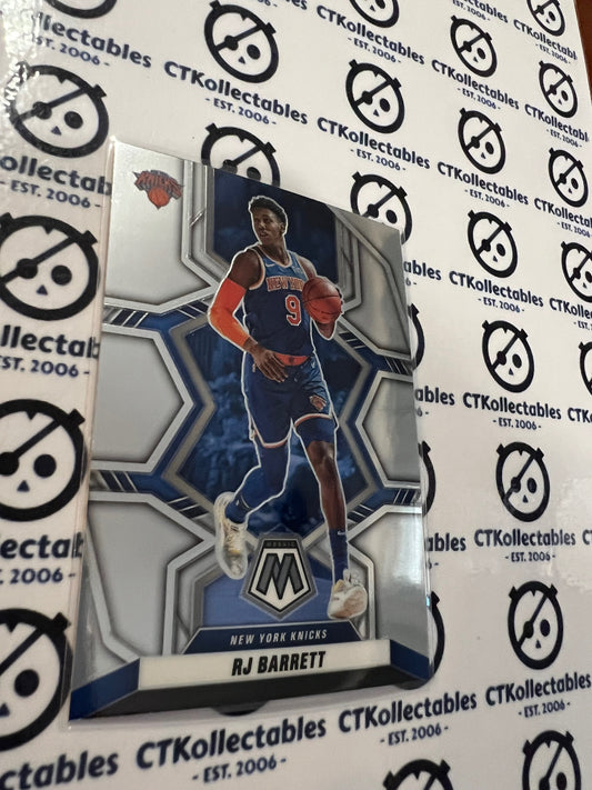 2021-22 NBA Mosaic Base #140 RJ Barrett Knicks