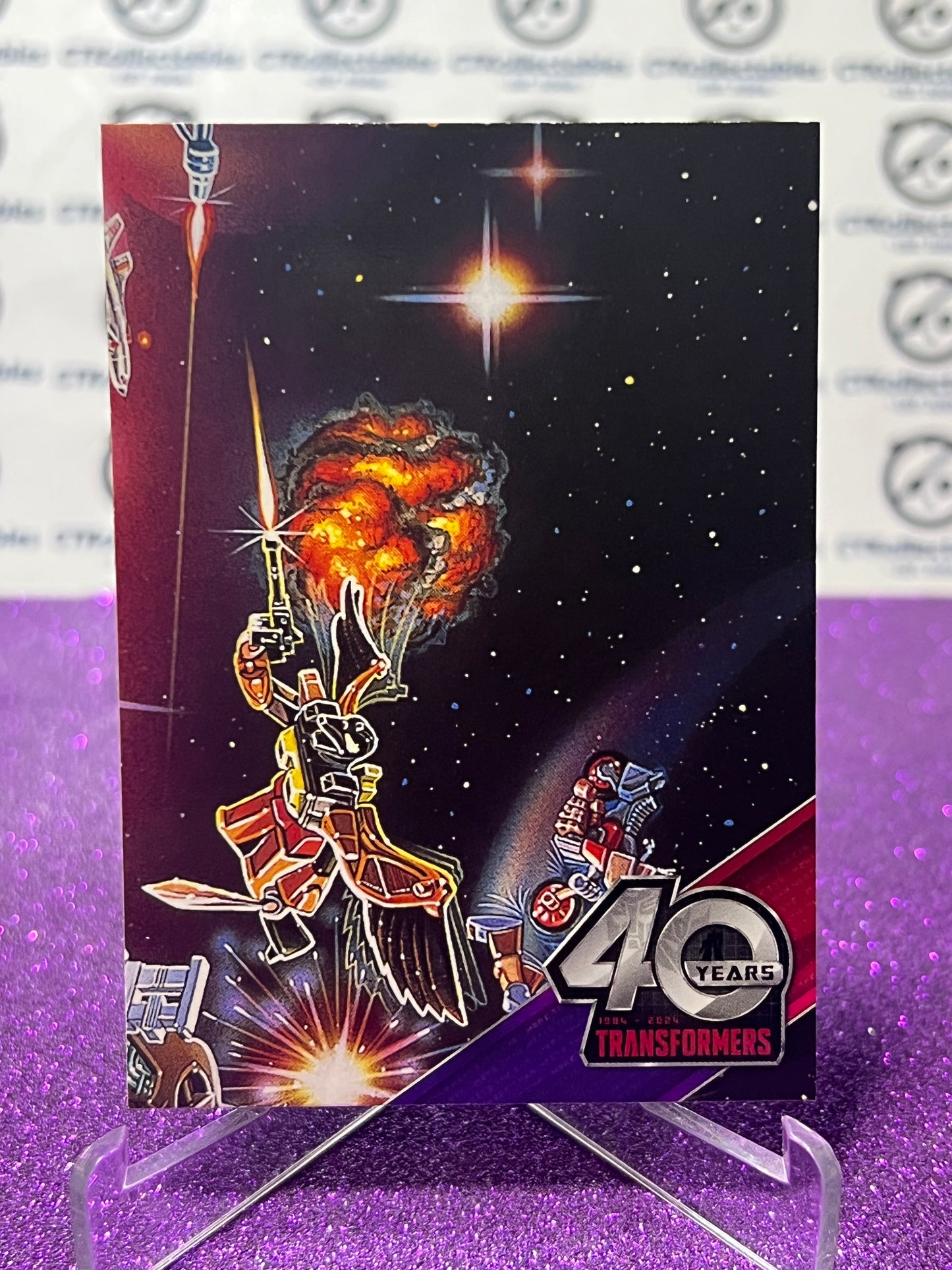 2024 TRANSFORMERS 40th ANNIVERSARY CONNECTING CARD SET C # 78 NON-FOIL PUZZLE TRADING CARD