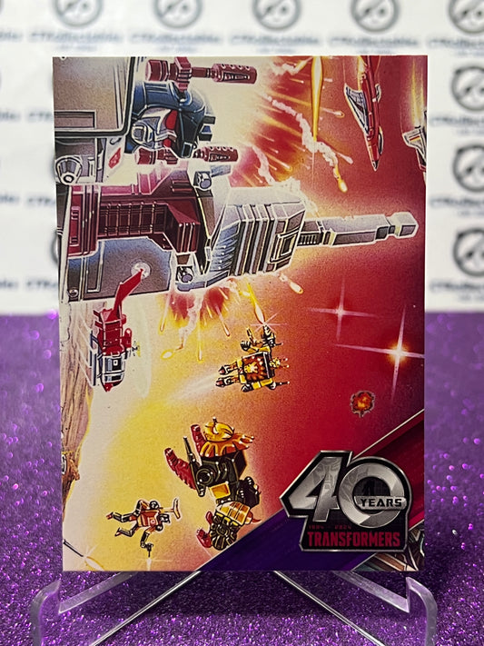 2024 TRANSFORMERS 40th ANNIVERSARY CONNECTING CARD SET C # 77 NON-FOIL PUZZLE TRADING CARD