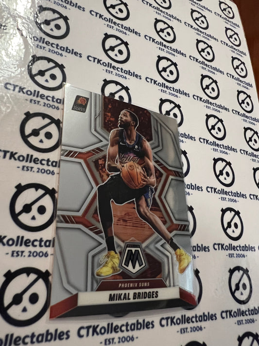 2021-22 NBA Mosaic Base #170 mikal Bridges suns