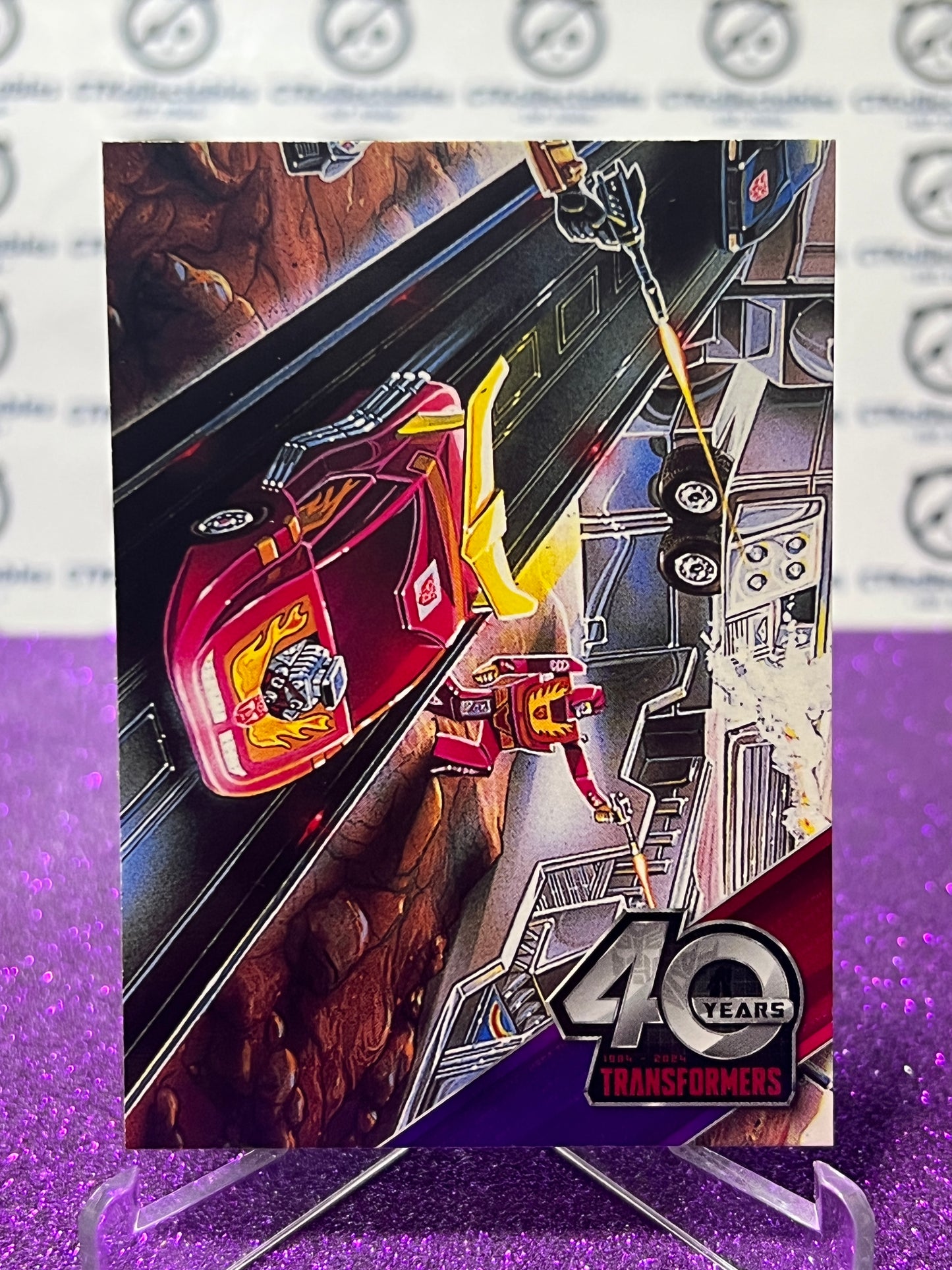 2024 TRANSFORMERS 40th ANNIVERSARY CONNECTING CARD SET C # 76 NON-FOIL PUZZLE TRADING CARD