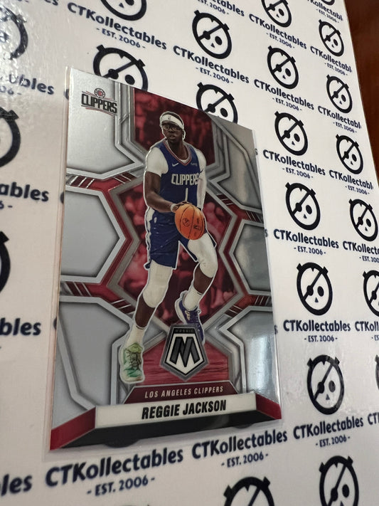 2021-22 NBA Mosaic Base #183 Reggie Jackson Clippers