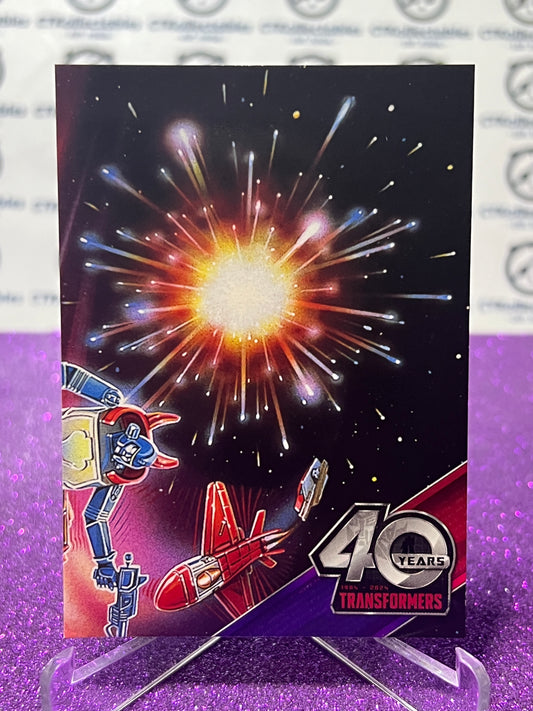 2024 TRANSFORMERS 40th ANNIVERSARY CONNECTING CARD SET C # 75 NON-FOIL PUZZLE TRADING CARD