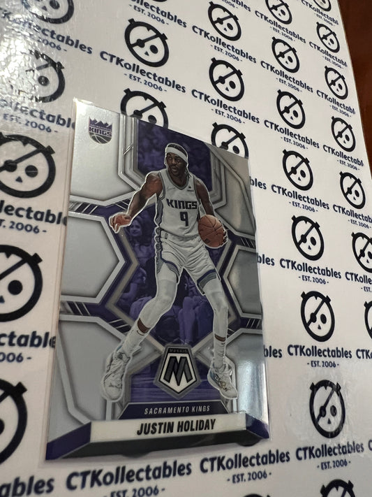 2021-22 NBA Mosaic Base #186 justin Holiday Kings