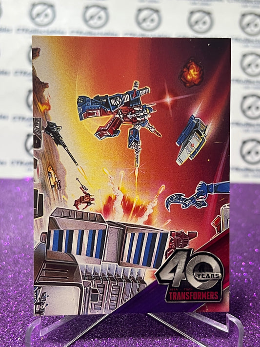 2024 TRANSFORMERS 40th ANNIVERSARY CONNECTING CARD SET C # 74 NON-FOIL PUZZLE TRADING CARD