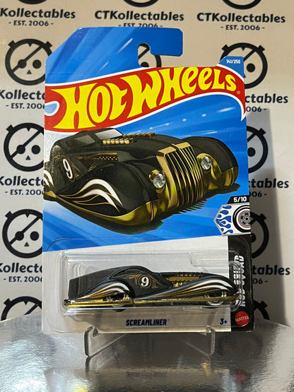HOT WHEELS MATTEL 141/250 SCREAMLINER ROD SQUAD 5/10 - 2026  UNOPENED