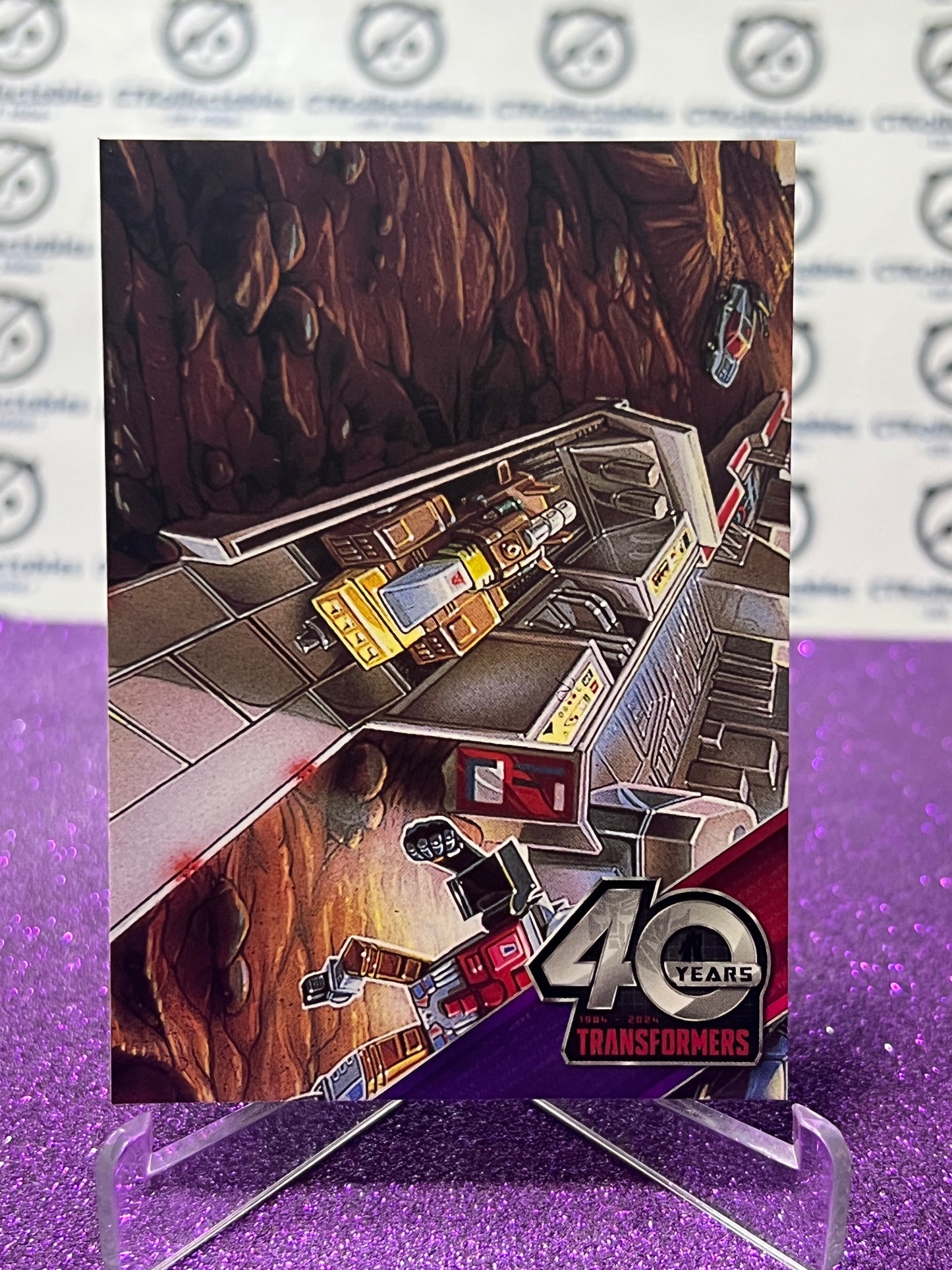 2024 TRANSFORMERS 40th ANNIVERSARY CONNECTING CARD SET C # 73 NON-FOIL PUZZLE TRADING CARD