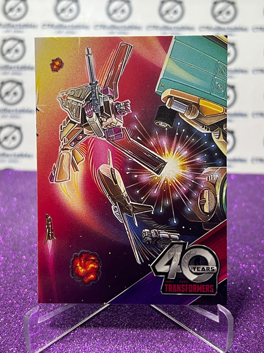 2024 TRANSFORMERS 40th ANNIVERSARY CONNECTING CARD SET C # 80 NON-FOIL PUZZLE TRADING CARD