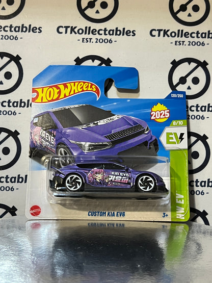 HOT WHEELS MATTEL 120/250 CUSTOM KIA EV6 HW EV 8/10 - 2025 MANGA  UNOPENED