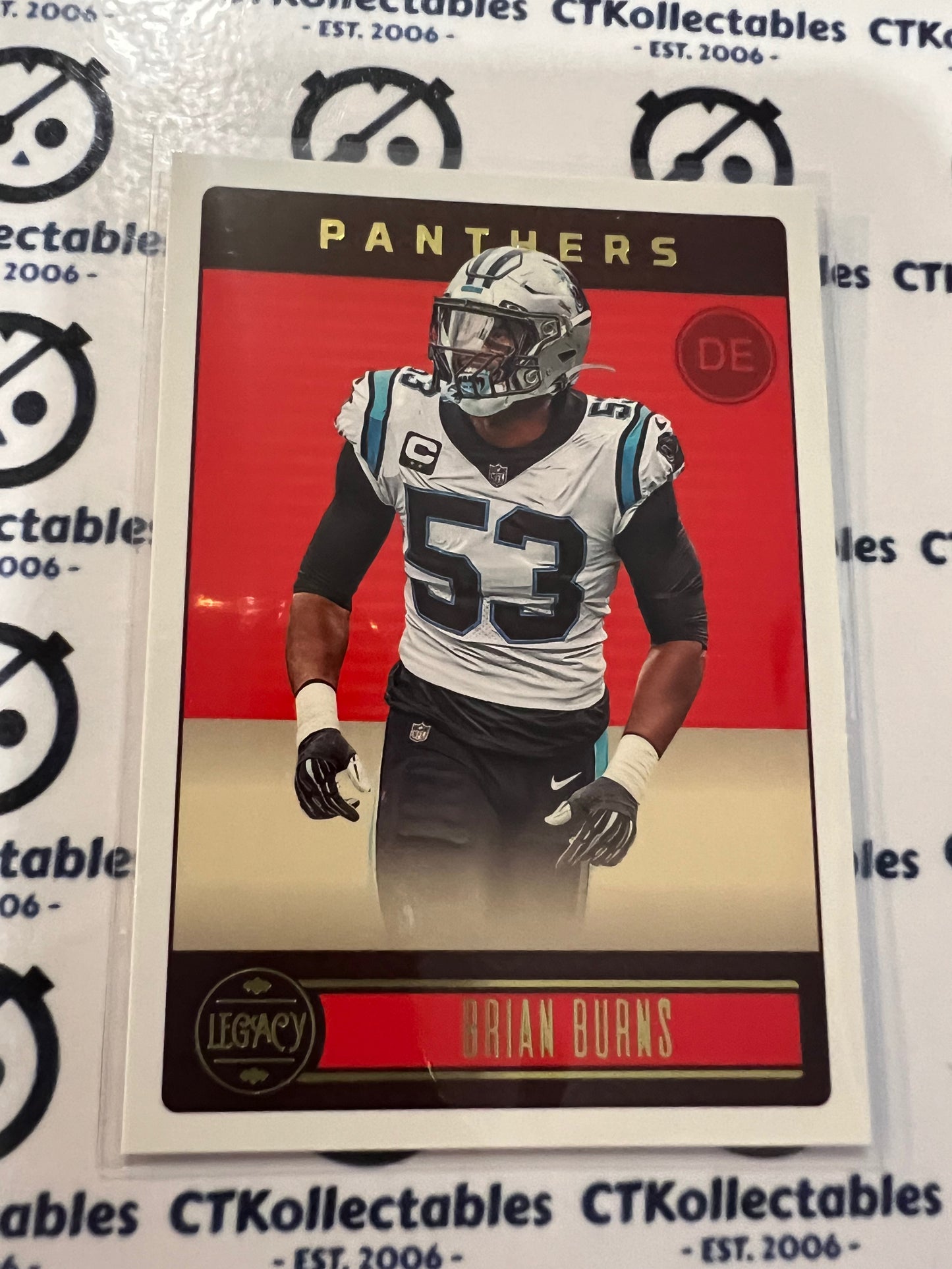 2023 NFL Panini Legacy Base #14 Brian Burns Panthers