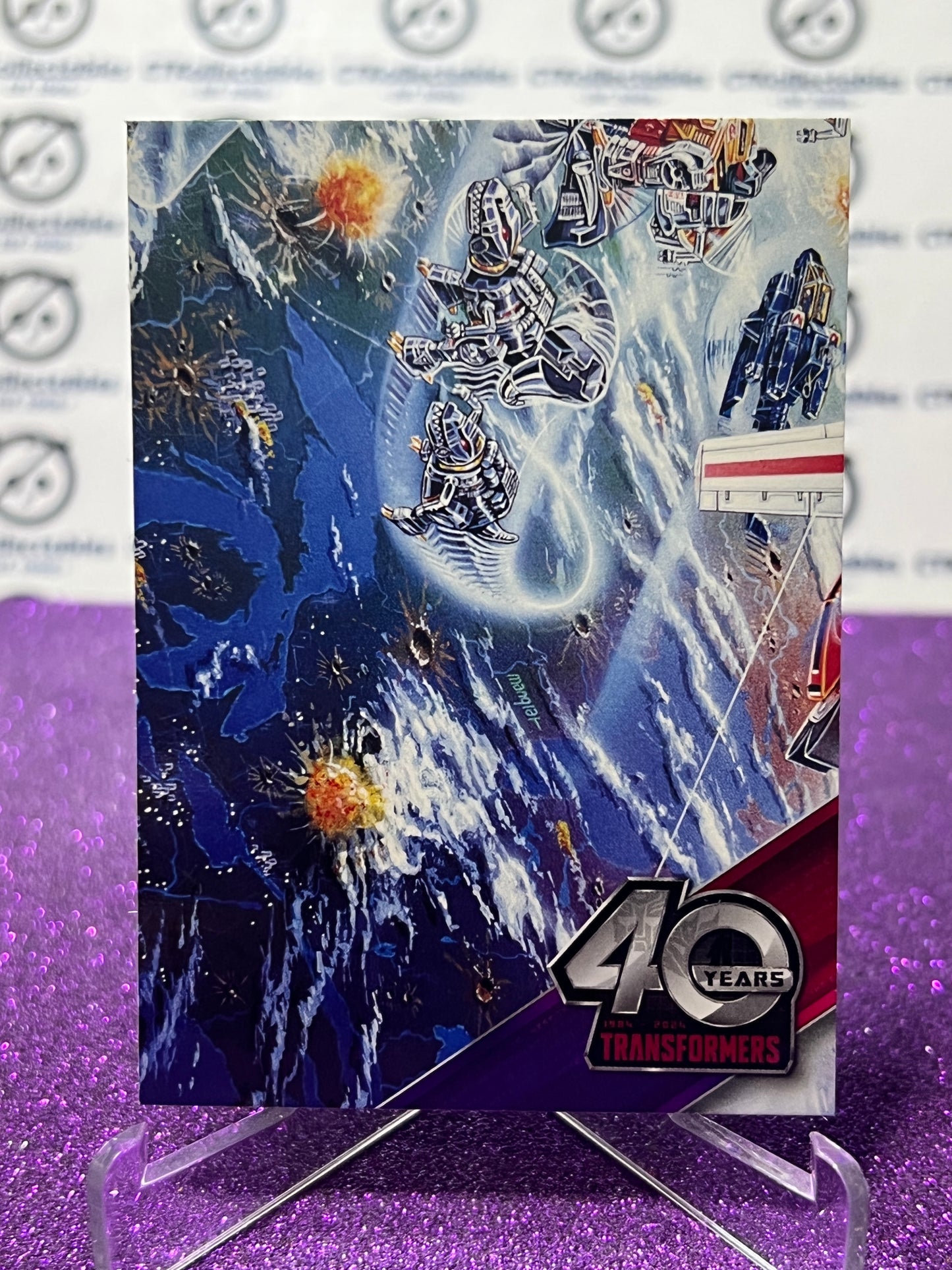 2024 TRANSFORMERS 40th ANNIVERSARY CONNECTING CARD SET B # 52 NON-FOIL PUZZLE TRADING CARD