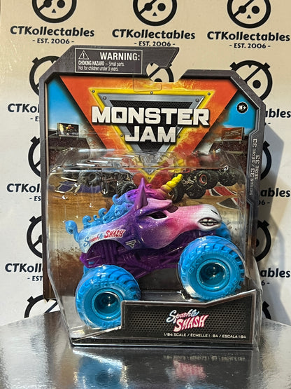 2023 SPIN MASTER SPARKLE SMASH  MONSTER JAM  1/64 SCALE UNOPENED
