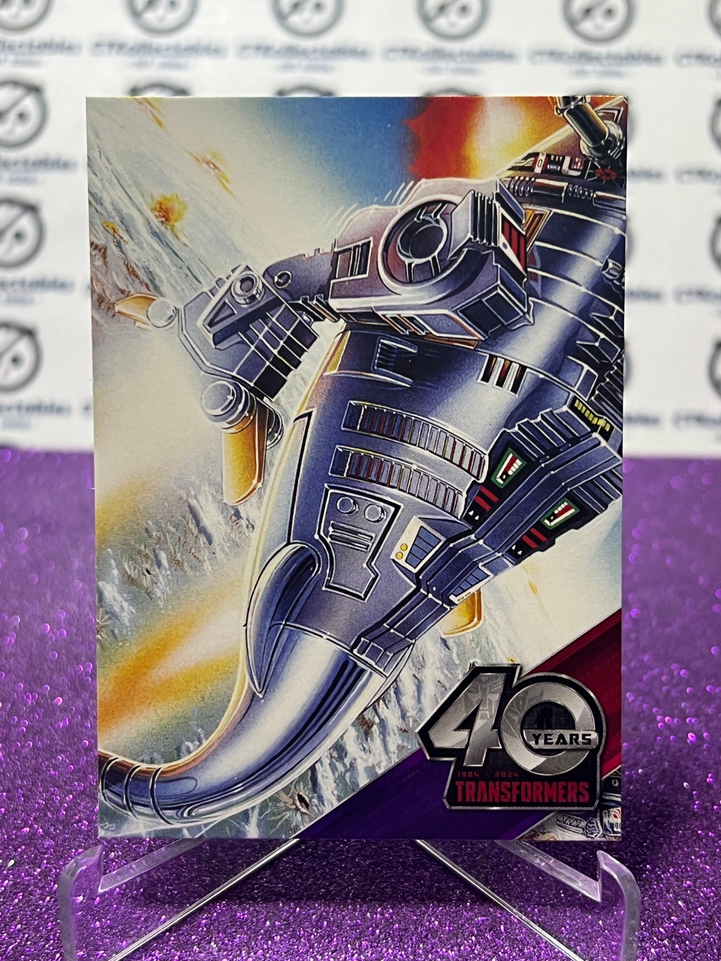 2024 TRANSFORMERS 40th ANNIVERSARY CONNECTING CARD SET B # 49 NON-FOIL PUZZLE TRADING CARD