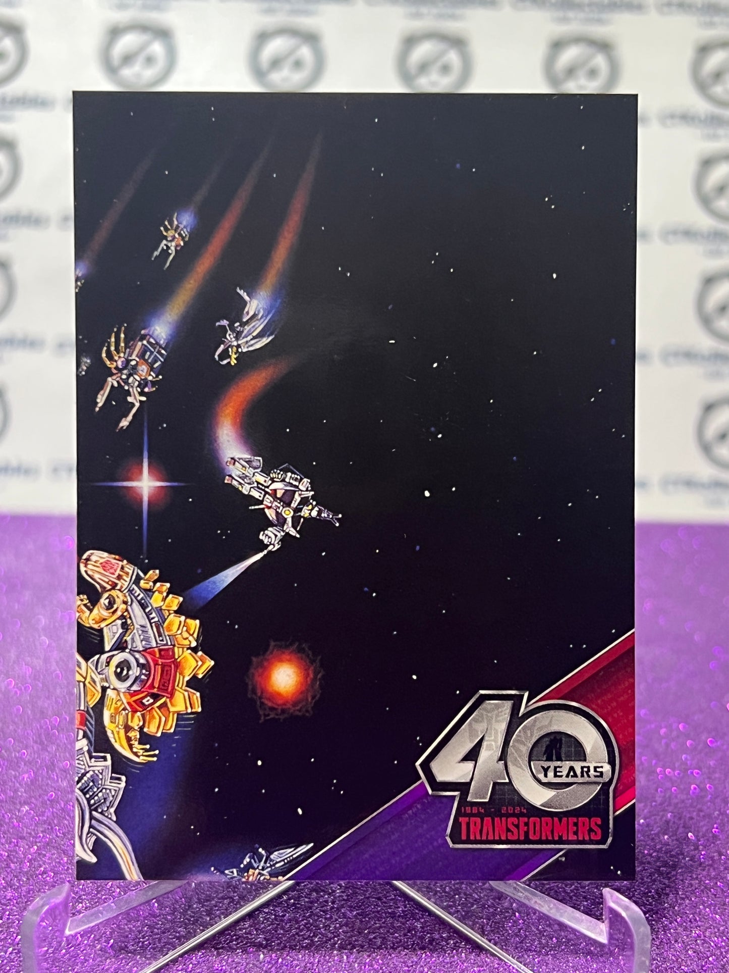 2024 TRANSFORMERS 40th ANNIVERSARY CONNECTING CARD SET B # 48 NON-FOIL PUZZLE TRADING CARD