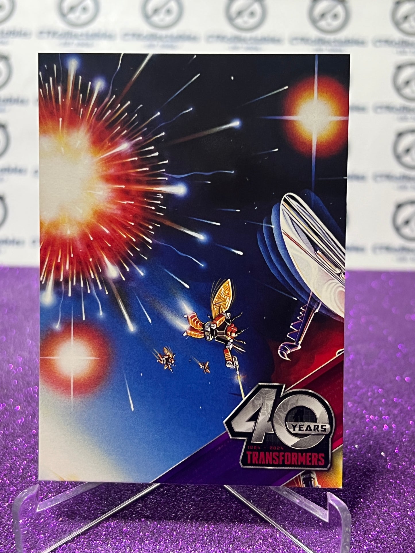 2024 TRANSFORMERS 40th ANNIVERSARY CONNECTING CARD SET B # 46 NON-FOIL PUZZLE TRADING CARD