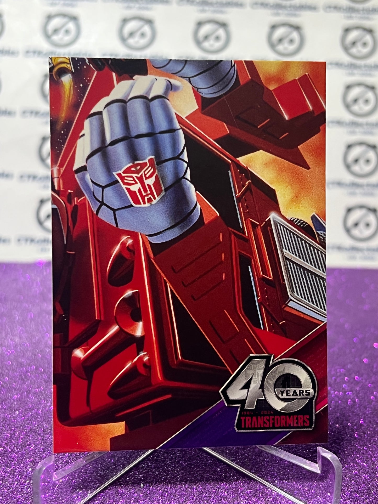 2024 TRANSFORMERS 40th ANNIVERSARY CONNECTING CARD SET A # 27 NON-FOIL PUZZLE TRADING CARD