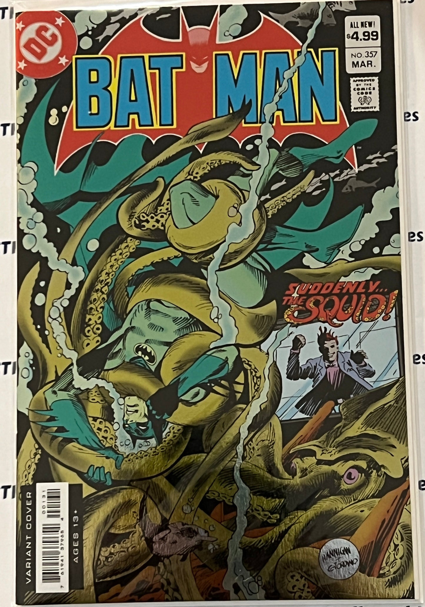 BATMAN  # 357 FACSIMILE REPRINT FOIL VARIANT DC COMIC BOOK 2023