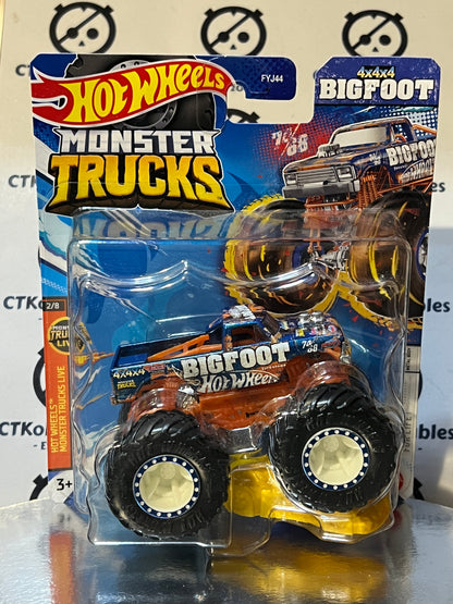 HOT WHEELS MATTEL MONSTER TRUCKS  FORD 1/64  BIGFOOT- 2023 UNOPENED
