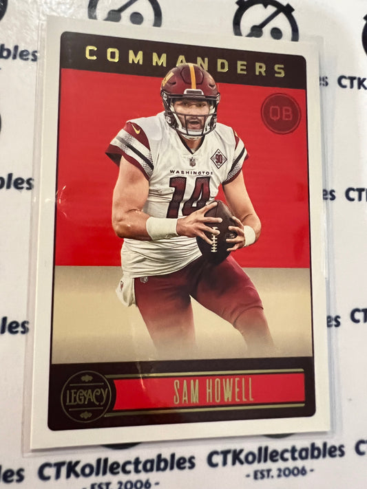 2023 NFL Panini Legacy Base #98 Sam Howell Commanders