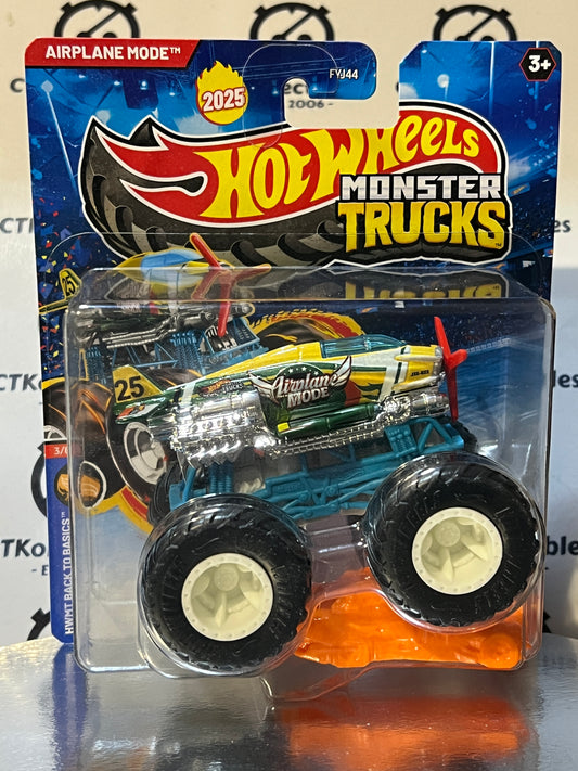 HOT WHEELS MATTEL MONSTER TRUCKS 1/64 AIRPLANE MODE - 2025 UNOPENED