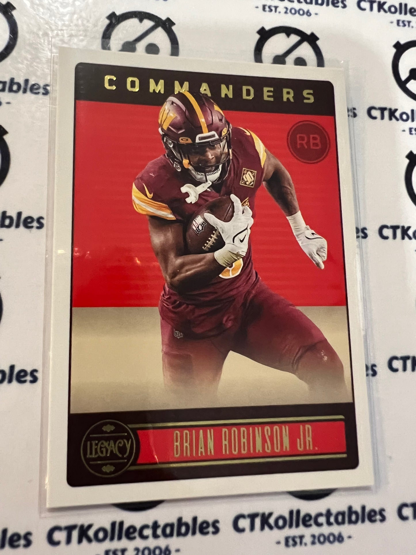 2023 NFL Panini Legacy Base #99 Brian Robinson JR Commanders