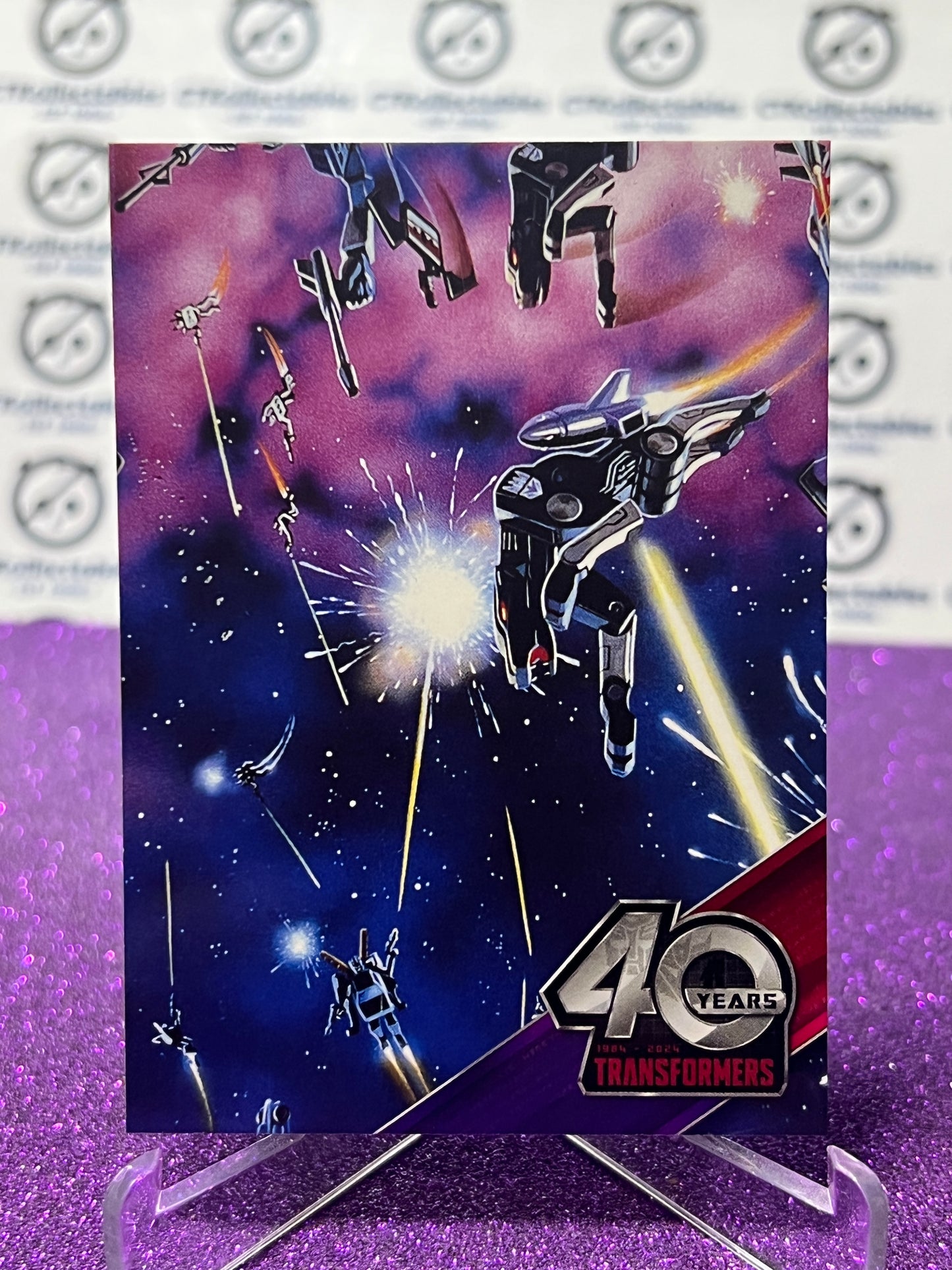 2024 TRANSFORMERS 40th ANNIVERSARY CONNECTING CARD SET A # 22 NON-FOIL PUZZLE TRADING CARD