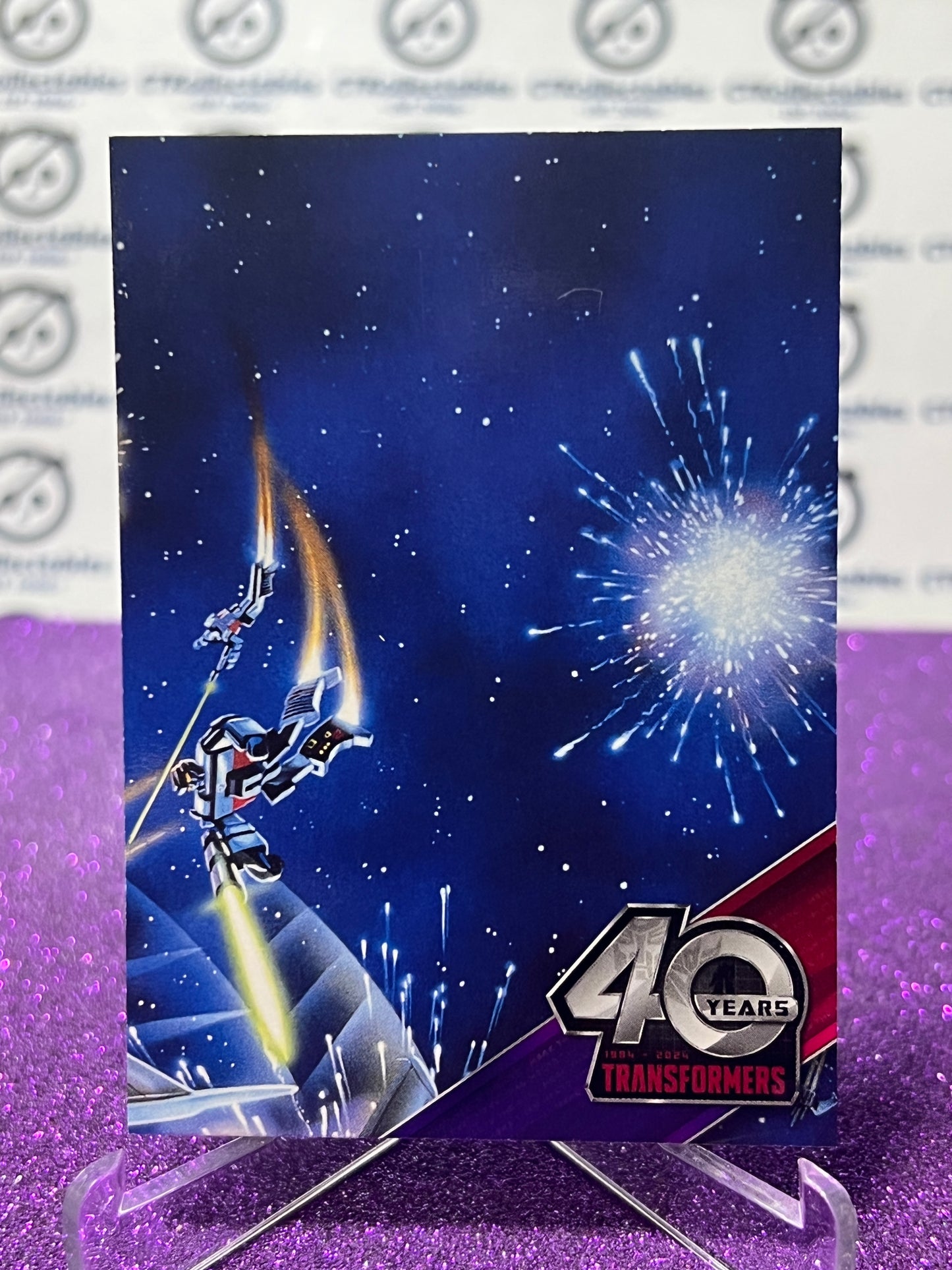 2024 TRANSFORMERS 40th ANNIVERSARY CONNECTING CARD SET A # 21 NON-FOIL PUZZLE TRADING CARD