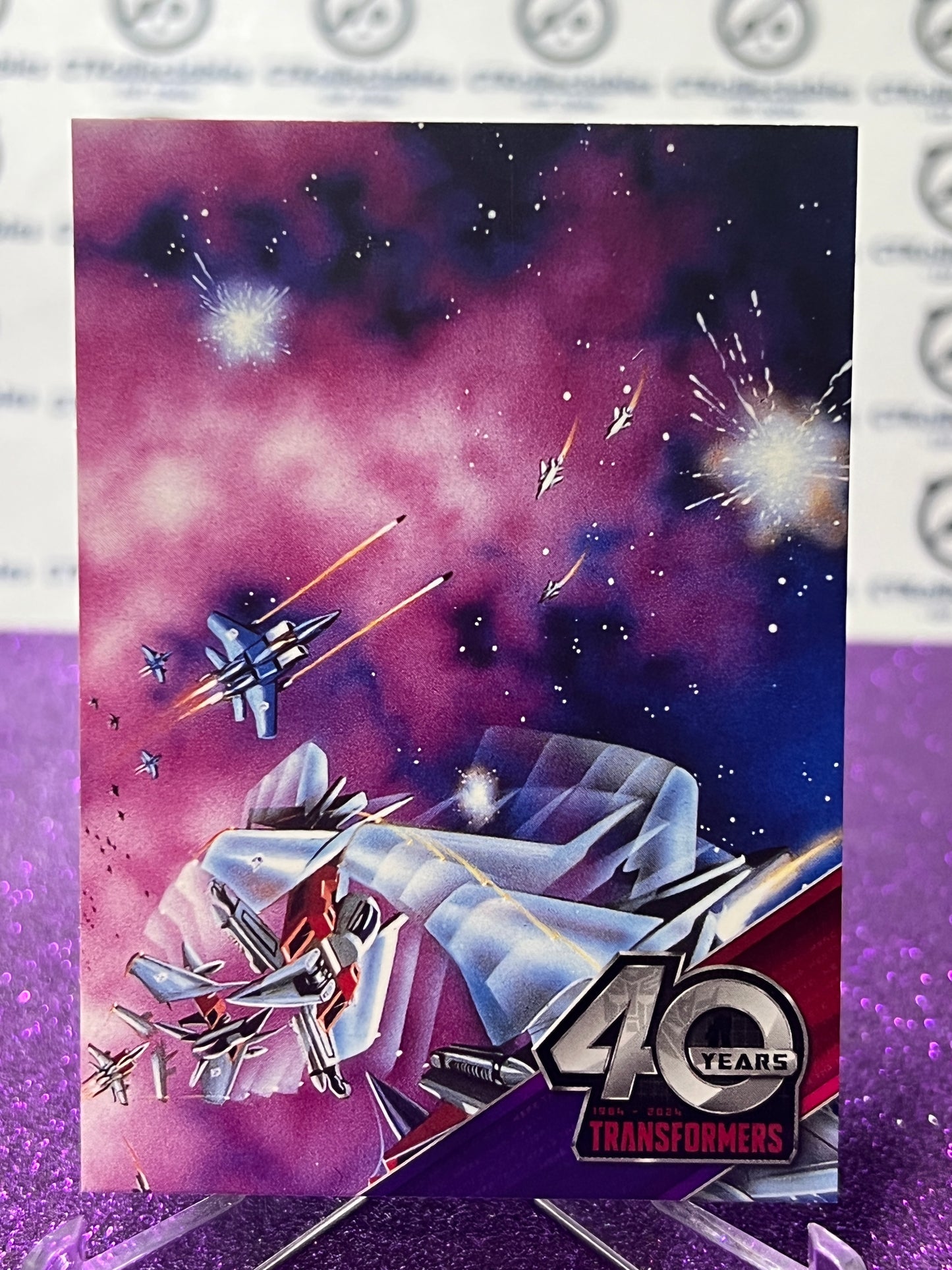 2024 TRANSFORMERS 40th ANNIVERSARY CONNECTING CARD SET A # 20 NON-FOIL PUZZLE TRADING CARD