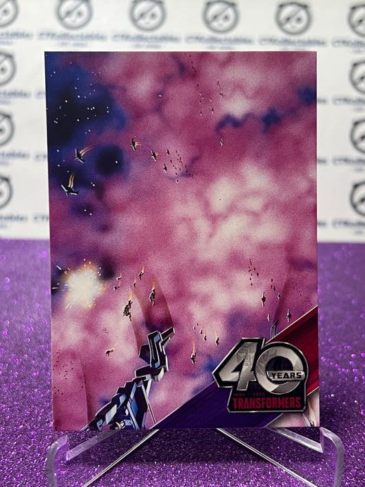 2024 TRANSFORMERS 40th ANNIVERSARY CONNECTING CARD SET A # 19 NON-FOIL PUZZLE TRADING CARD